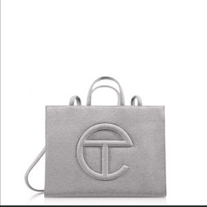 SOLD ♥️ Ugg x Telfar Medium Fleece Shopper Heather Gray